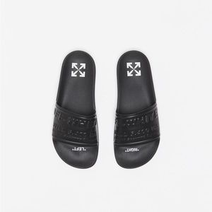 Off-White HF Pool Slider | Slides | Sandals NIB black size 40